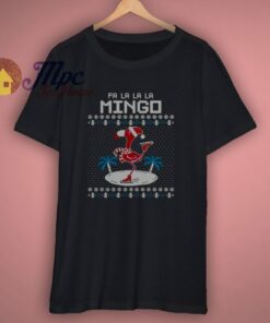 Fa La La Flamingo Ugly Christmas Funny T-Shirt