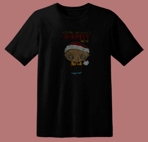 Family Guy Naughty Christmas 80s T Shirt