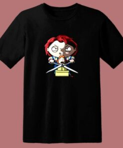 Family Guy Stewie Chucky Halloween 80s T Shirt