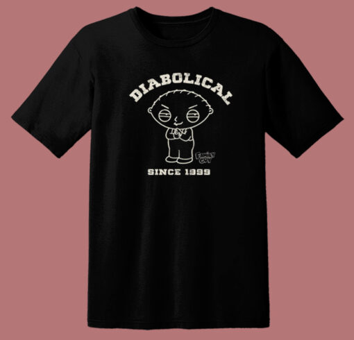 Family Guy Stewie Diabolical T Shirt Style