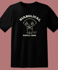 Family Guy Stewie Diabolical T Shirt Style