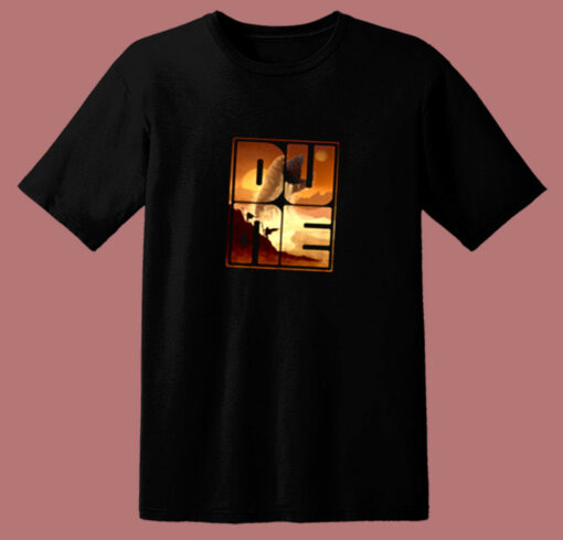 Fan Dune Arrakis Sand Worm 80s T Shirt