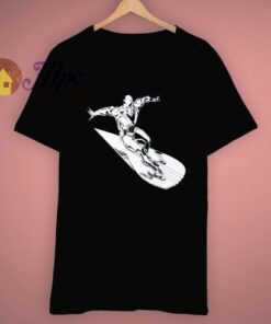 Fantastic Four Surfer Retro Comic T Shirt