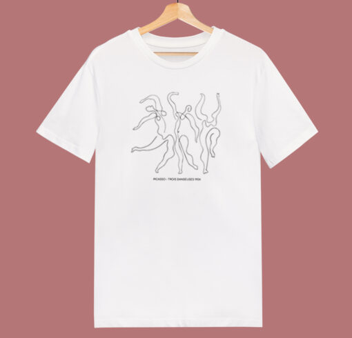 Fearless One Line Picasso 80s T Shirt Style