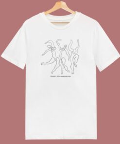 Fearless One Line Picasso 80s T Shirt Style