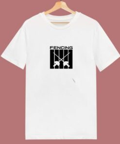 Fencing Degen Swords 80s T Shirt