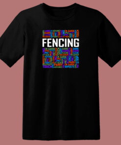 Fencing Lover 80s T Shirt