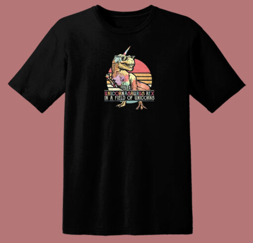 Field Of Unicorns 80s T Shirt