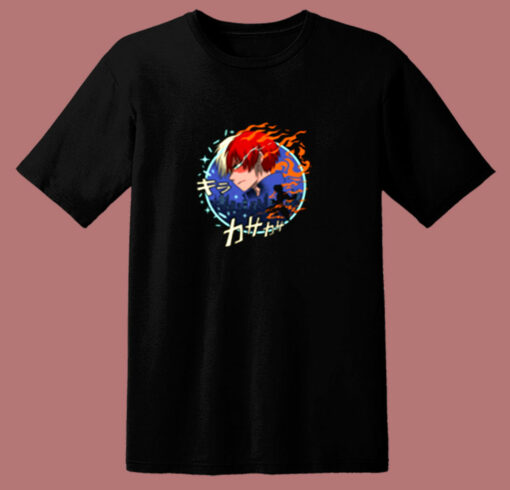 Fire And Ice My Hero Academia 80s T Shirt