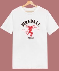 Fireball Whisky Dragon T Shirt Style