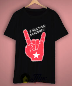 Five Second Of Summer Rock Hand T Shirt 1