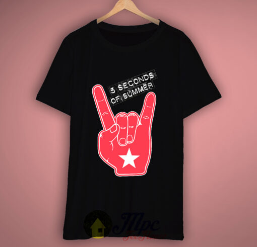 Five Second Of Summer Rock Hand T-Shirt