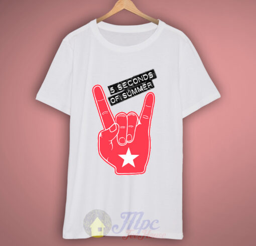 Five Second Of Summer Rock Hand T-Shirt