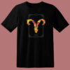 Floral Zodiac Sign Aries 80s T Shirt Style
