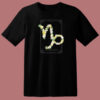 Floral Zodiac Sign Capricorn 80s T Shirt Style
