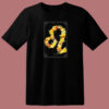 Floral Zodiac Sign Leo 80s T Shirt Style
