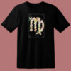 Floral Zodiac Sign Virgo 80s T Shirt Style