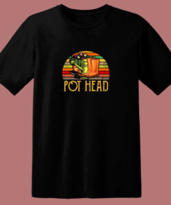 Flower Boots Pot Head 80s T Shirt