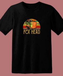 Flower Boots Pot Head 80s T Shirt