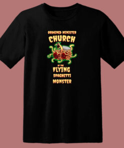 Flying Spaghetti Monster 80s T Shirt