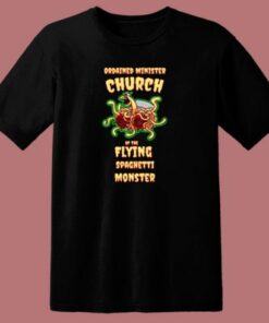 Flying Spaghetti Monster 80s T Shirt