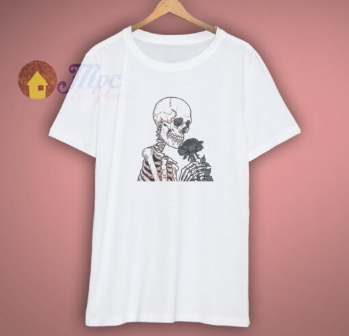 For Sale Rose Skeleton Romantic Shirt