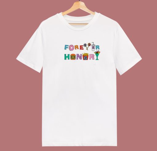 Forever Hungry Junkfood 80s T Shirt