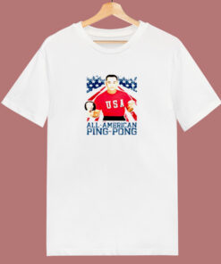 Forrest Gump American Ping Pong 80s T Shirt
