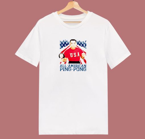 Forrest Gump American Ping Pong 80s T Shirt
