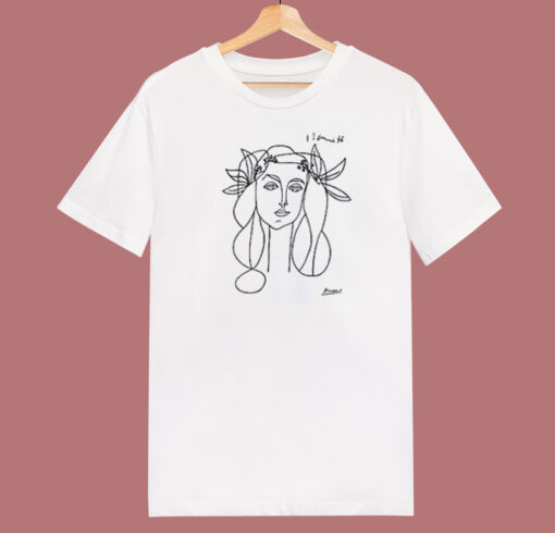 Francoise Gilot Sketch 80s T Shirt Style