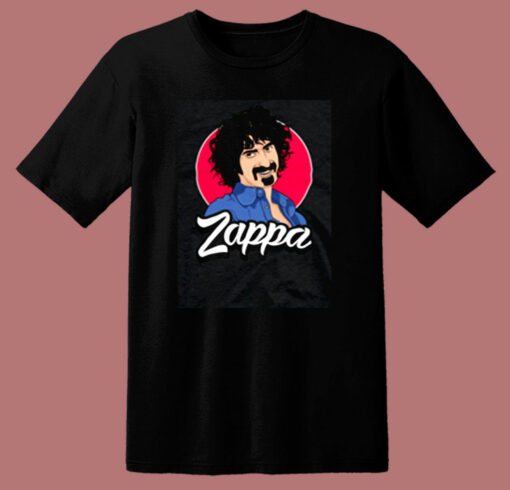 Frank Zappa Illustration Rock Musician Mothers Of Invention 80s T Shirt