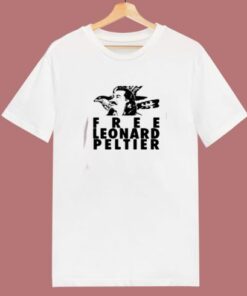 Free Leonard Peltier 80s T Shirt