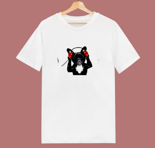 French Bulldog Dj 80s T Shirt