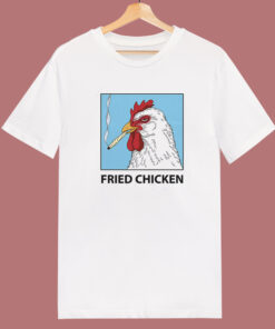 Fried Chicken Smoking Chicken T Shirt Style
