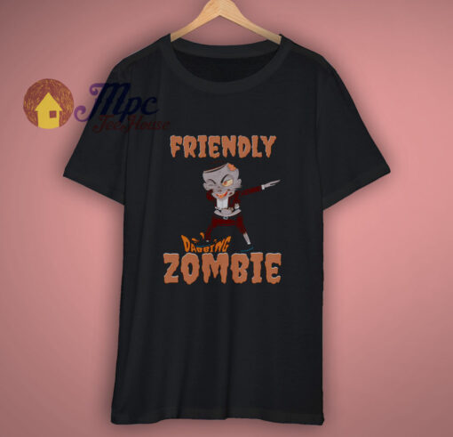 Friendly Dabbing Zombie Halloween T Shirt