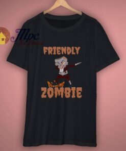 Friendly Dabbing Zombie Halloween T Shirt