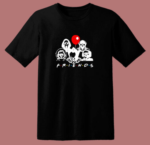 Friends Michael Myers Pennywise And Chucky 80s T Shirt