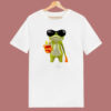 Frog Funny Cocktail Hipster Funny 80s T Shirt