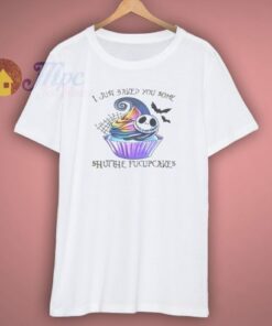 Fu Cupcakes Halloween Funny White T Shirt