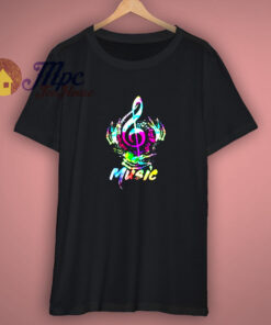 Funky Colorful Music Treble Clef Musical Note T Shirt Funky Colorful Music Treble Clef Musical Note T Shirt