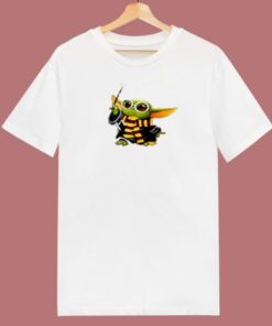 Funny Baby Yoda Harry Potter Parody 80s T Shirt