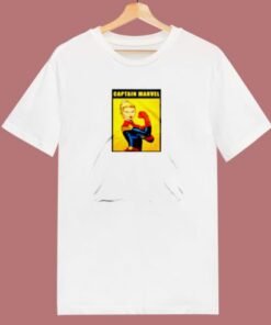 Funny Captain Marvel The Riveter Poster 80s T Shirt