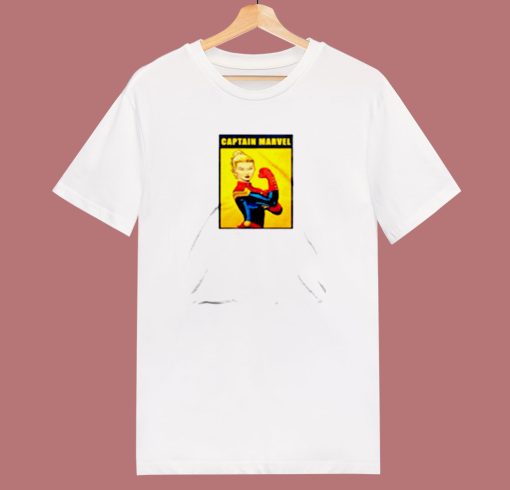 Funny Captain Marvel The Riveter Poster 80s T Shirt