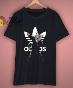 Funny Cat Dabbing With Adidas Fashion T-Shirt