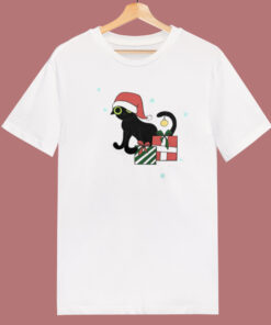 Funny Cat Holiday Merch 80s T Shirt