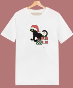 Funny Cat Holiday Merch 80s T Shirt