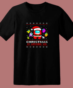 Funny Christmas Game Among Us 80s T Shirt