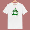 Funny Dachshund Christmas Tree 80s T Shirt