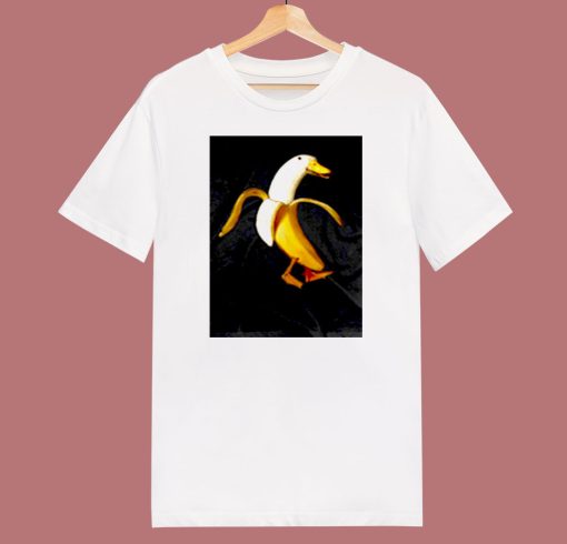 Funny Design Banana Duck 80s T Shirt