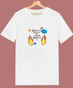 Funny Doodle Peaceful 80s T Shirt
